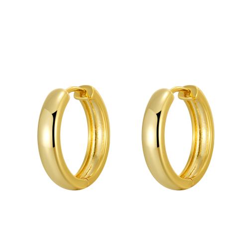 Brass Huggie Hoop Earring fashion jewelry & for woman Sold By Pair