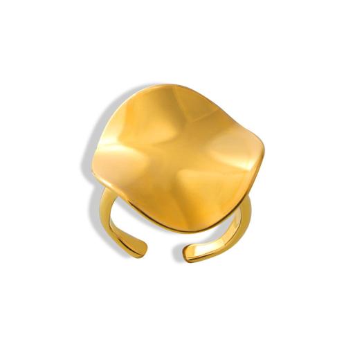 Anello in acciaio Titantium, Titantium acciaio, gioielli di moda & formato differente per scelta & per la donna, dorato, Venduto da PC