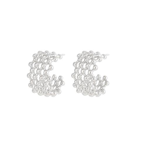 Stainless Steel Stud Earrings, 304 Stainless Steel, Vacuum Ion Plating, fashion jewelry & for woman, more colors for choice, 20mm, Sold By Pair