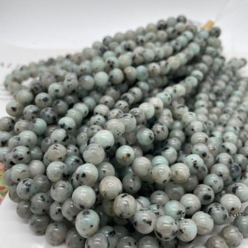 Mischedelstein Perlen, Lotos Jaspis, rund, DIY & verschiedene Größen vorhanden, verkauft per ca. 38 cm Strang