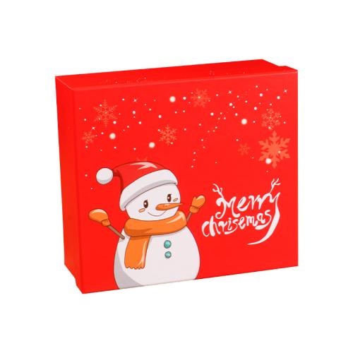Papper Christmas Gift Box, Jul Design & olika storlek för val & olika mönster för val, fler färger för val, Säljs av PC