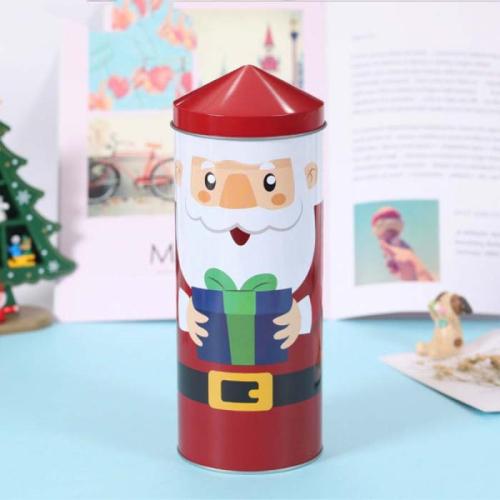 Eisen Weihnachten Candy Jar, Weihnachts-Design & verschiedene Muster für Wahl, keine, 90x240mm, verkauft von PC