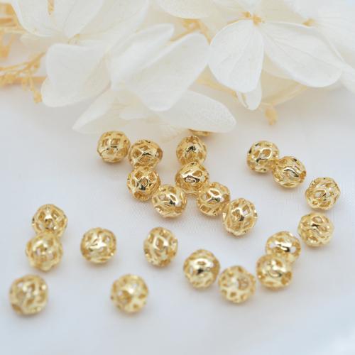 Brass Jewelry Beads, plated, DIY & different size for choice, more colors for choice, nickel, lead & cadmium free, 100PCs/Bag, Sold By Bag
