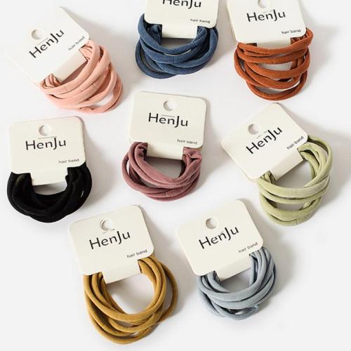 Elastic Hair Band Cloth knit for woman Sold By Set