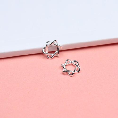 Spacer Beads Jewelry 925 Sterling Silver DIY silver color 10mm Approx 5mm Sold By PC
