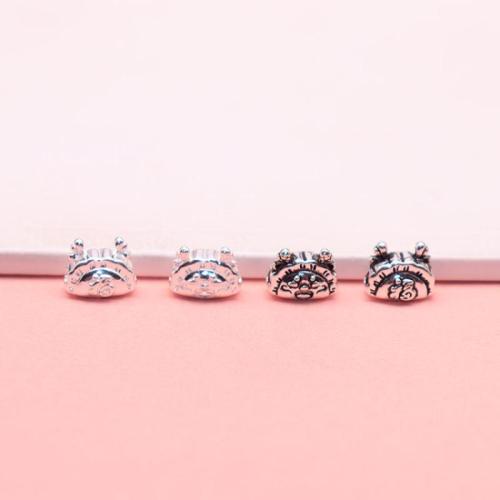 Spacer Beads Jewelry, 925 Sterling Silver, DIY, more colors for choice, 10.70mm, Hole:Approx 1.8mm, Sold By PC
