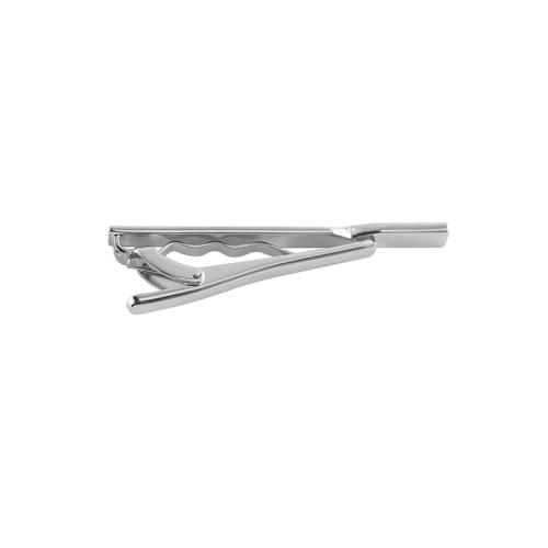 Tie Clip, Iron, plated, for man, more colors for choice, 60x5.40mm, Sold By PC