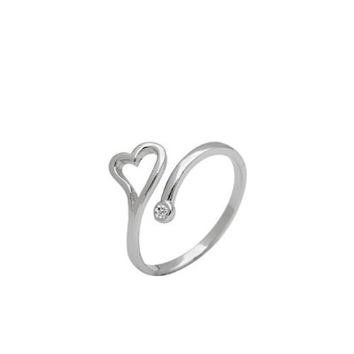 Cúbicos Circonia Micro Pave anillo de latón, metal, chapado, micro arcilla de zirconia cúbica & para mujer, color original, Vendido por UD