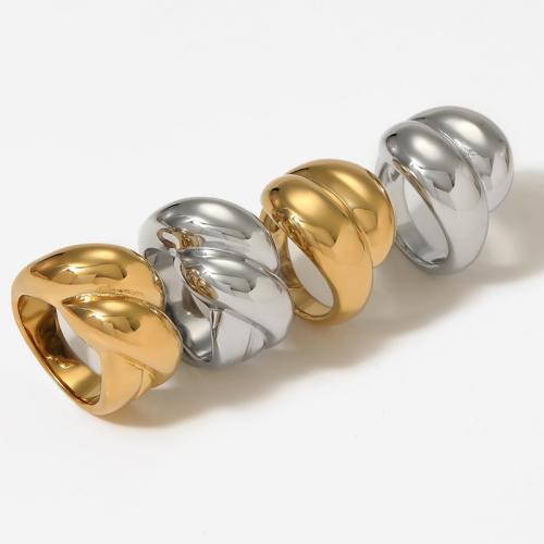 Edelstahl Ringe, 304 Edelstahl, plattiert, verschiedene Größen vorhanden & verschiedene Stile für Wahl & für Frau, keine, verkauft von PC