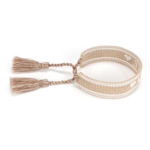 Chain Woven Bracelets Polyester Unisex Length 15 cm Sold By PC