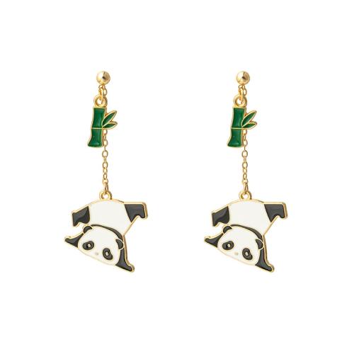Tibetan Style Drop Earring, plated, different styles for choice & for woman & enamel, earring length 15-65mm, Sold By Pair