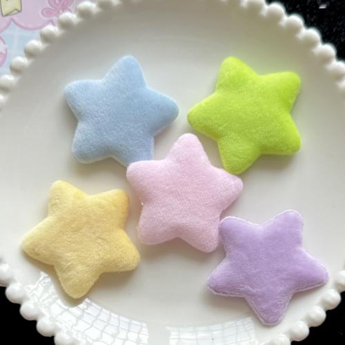 Hair Accessories DIY Findings, Plush, Star, more colors for choice, Sold By PC