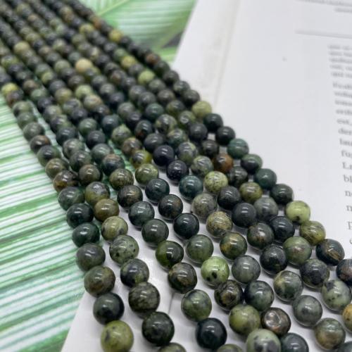 Perles turquoises, Turquoise africain, Rond, DIY & normes différentes pour le choix, Vendu par Environ 38 cm brin