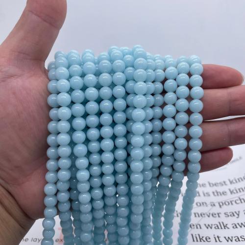 Gemstone Jewelry Beads, Night-Light Stone, Round, DIY & different size for choice, more colors for choice, Sold Per Approx 38 cm Strand