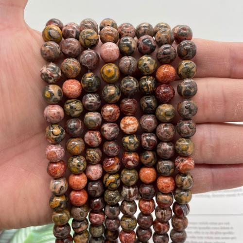 Leopard Skin Jasper Beads, Leopard Skin Stone, Round, DIY & different size for choice, Sold Per Approx 38 cm Strand