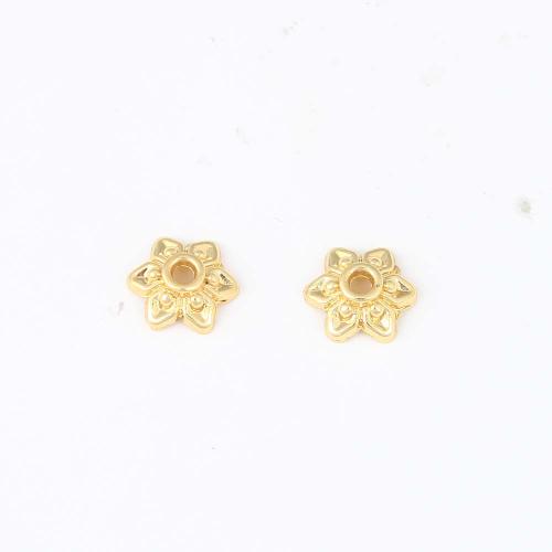Brass Bead Cap gold color plated DIY nickel lead & cadmium free Sold By PC