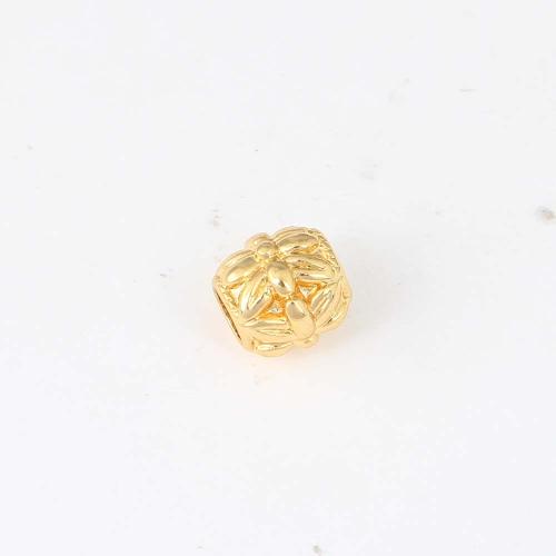 Brass Jewelry Beads, gold color plated, DIY, nickel, lead & cadmium free, 9.30x9x9.20mm, Sold By PC