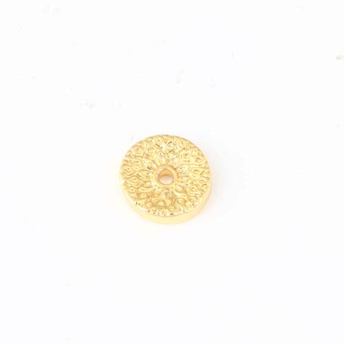 Brass Jewelry Beads, gold color plated, DIY, nickel, lead & cadmium free, 10.60x10.60x2.60mm, Sold By PC