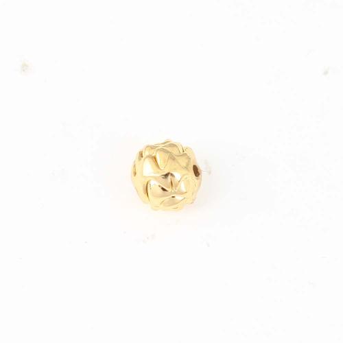 Perles bijoux en laiton, Placage de couleur d'or, DIY, protéger l'environnement, sans nickel, plomb et cadmium, 8.20x7.70x7.70mm, Vendu par PC