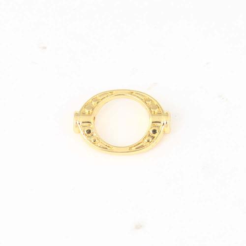 Perles bijoux en laiton, Placage de couleur d'or, DIY, protéger l'environnement, sans nickel, plomb et cadmium, 15.30x10.80x3.60mm, Vendu par PC