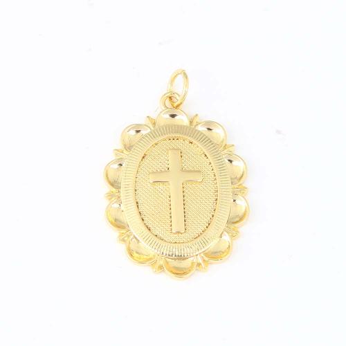 Brass Jewelry Pendants, gold color plated, DIY, nickel, lead & cadmium free, 25x18x2.40mm, Sold By PC