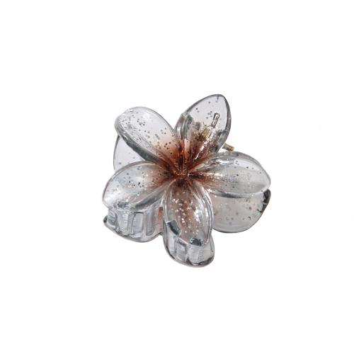 Hair Claw Clips, Plastic, Flower, stoving varnish, for woman, more colors for choice, Sold By PC