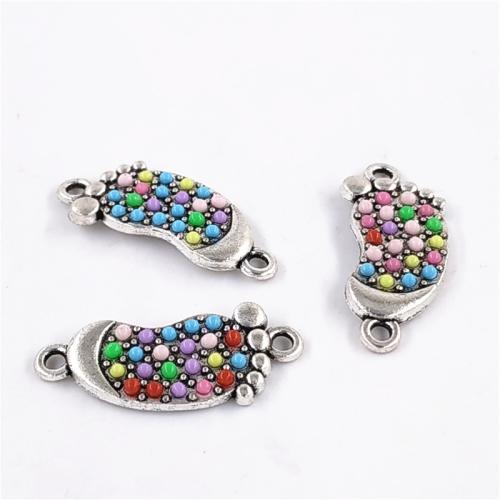 Zinc Alloy Connector with Seedbead Foot plated DIY original color Sold By Lot