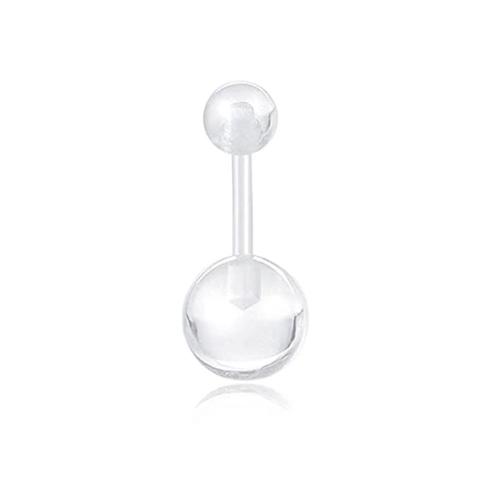 Fashion Personality Body Piercing Jewelry And Accessories, Acrylic, Unisex & different size for choice, clear, Sold By PC