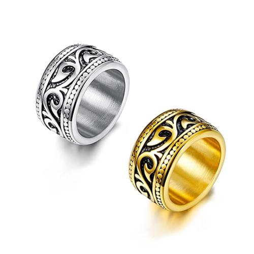 Ring Finger ze stali nierdzewnej, Stal nierdzewna 316L, biżuteria moda & dla obu płci & różnej wielkości do wyboru, dostępnych więcej kolorów, sprzedane przez PC