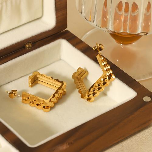 Conjuntos de jóias de aço inoxidável, Aço inoxidável 304, cromado de cor dourada, joias de moda & Vario tipos a sua escolha, dourado, vendido por PC
