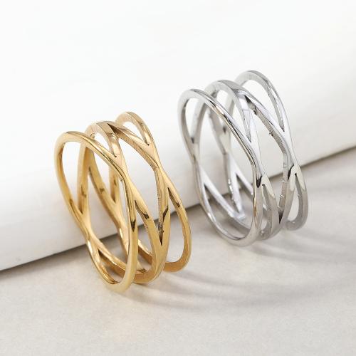 Stainless Steel Finger Ring 304 Stainless Steel fashion jewelry & Unisex Sold By PC