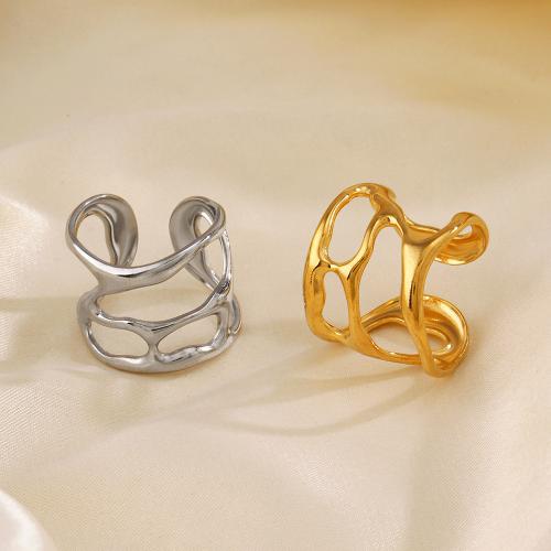 Stainless Steel Finger Ring, 304 Stainless Steel, fashion jewelry & for woman, more colors for choice, Sold By PC