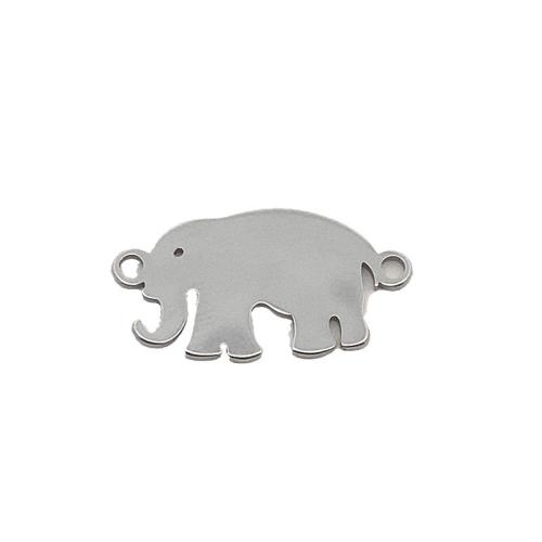 Stainless Steel Connector 304 Stainless Steel Elephant DIY original color Sold By PC