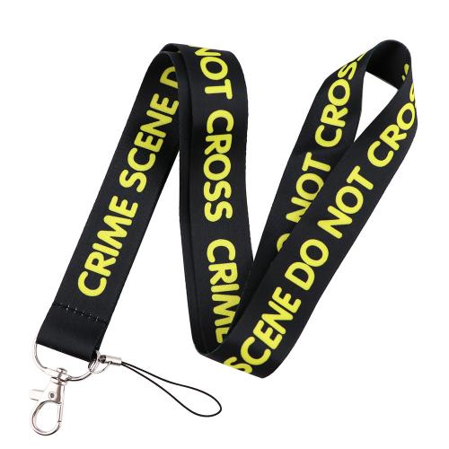 Mobile Phone Lanyard Polyester with Wax Cord & Zinc Alloy Unisex Sold By PC