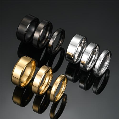 Rustfrit stål fingre Ringe, 316 Stainless Steel, mode smykker & Unisex & forskellig størrelse for valg, flere farver til valg, Solgt af PC