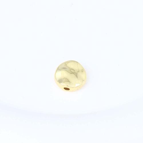 Grânulos de jóias de latão, cobre, cromado de cor dourada, DIY, níquel, chumbo e cádmio livre, 10.20x10x4.30mm, vendido por PC