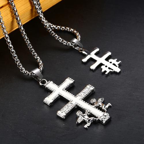 Couple Necklace, Tibetan Style, fashion jewelry & Unisex, more colors for choice, Length:Approx 55 cm, Sold By PC