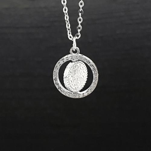 Collane d'argento sterlina, 925 sterline d'argento, gioielli di moda & per la donna, Lunghezza Appross. 45 cm, Venduto da PC