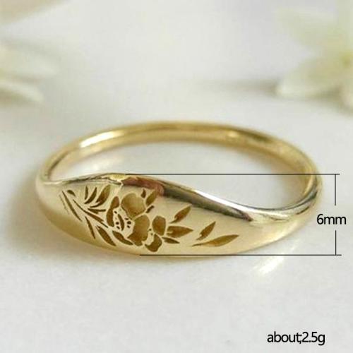 Prsten mjedenog prsta, Mesing, modni nakit & različite veličine za izbor & za žene, više boja za izbor, Prodano By PC