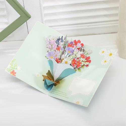 Greeting Card, Paper, handmade, 3D effect, 150x200mm, Sold By PC