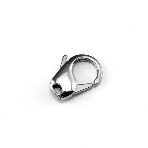Stainless Steel Lobster Claw Clasp 304 Stainless Steel DIY original color Sold By Bag