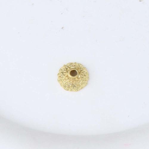 Brass Jewelry Beads, gold color plated, DIY, nickel, lead & cadmium free, 10.20x10.10x4mm, Sold By PC