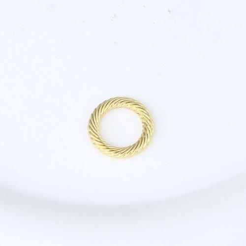 Sárgaréz Összekapcsolása Ring, arany színű aranyozott, DIY, nikkel, ólom és kadmium mentes, 13.10x13x1.90mm, Által értékesített PC