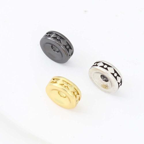 Brass Jewelry Beads, plated, DIY & enamel, more colors for choice, nickel, lead & cadmium free, 8.40x8.40x3.20mm, Sold By PC