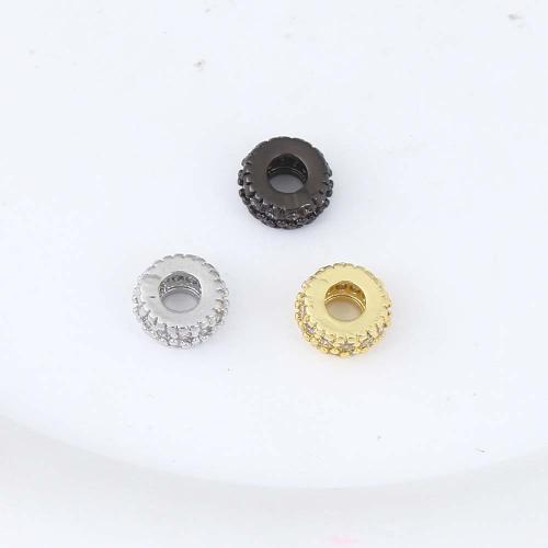 مجوهرات النحاس الخرز, مطلي, ديي & مينا, المزيد من الألوان للاختيار, النيكل والرصاص والكادميوم الحرة, 8.10x8.10x4.20mm, تباع بواسطة PC