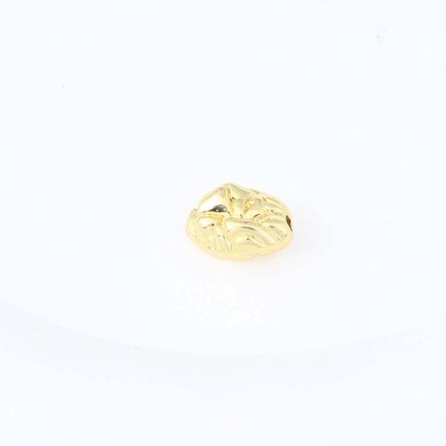 Perles bijoux en laiton, Placage de couleur d'or, DIY, protéger l'environnement, sans nickel, plomb et cadmium, 11.70x8.80x6.60mm, Vendu par PC