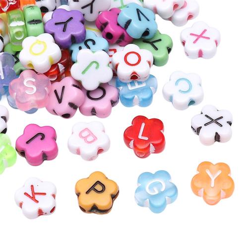 Acrylic Jewelry Beads, DIY, more colors for choice, 10mm, Hole:Approx 1.5mm, 100PCs/Bag, Sold By Bag