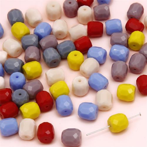 Fashion Glass Beads, DIY, more colors for choice, 10x10mm, 5PCs/Bag, Sold By Bag