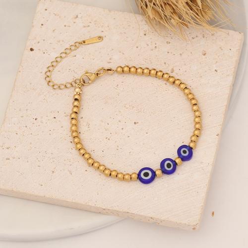 Stainless Steel Jewelry Bracelet, 304 Stainless Steel, with Natural Stone & Crystal & Plastic Pearl, with 5cm extender chain, handmade, fashion jewelry & different styles for choice & for woman, Length:Approx 18 cm, Sold By PC