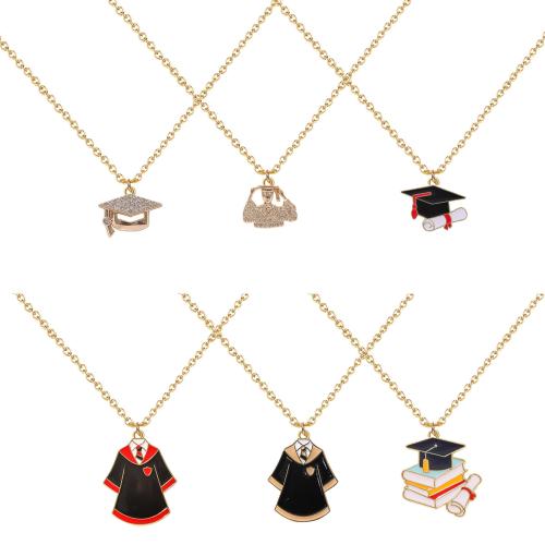 Tibetan Style Necklace, with 2.75inch extender chain, plated, different styles for choice & for woman & enamel & with rhinestone, Length:Approx 17.32 Inch, Sold By PC